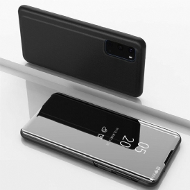Folio-fodral För Samsung Galaxy S20 Läderfodral Spegel