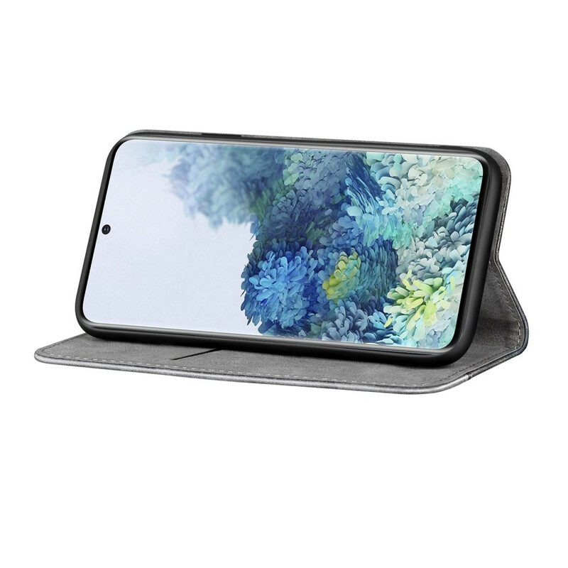 Folio-fodral För Samsung Galaxy S20 Läderfodral Tvåfärgad Lädereffekt