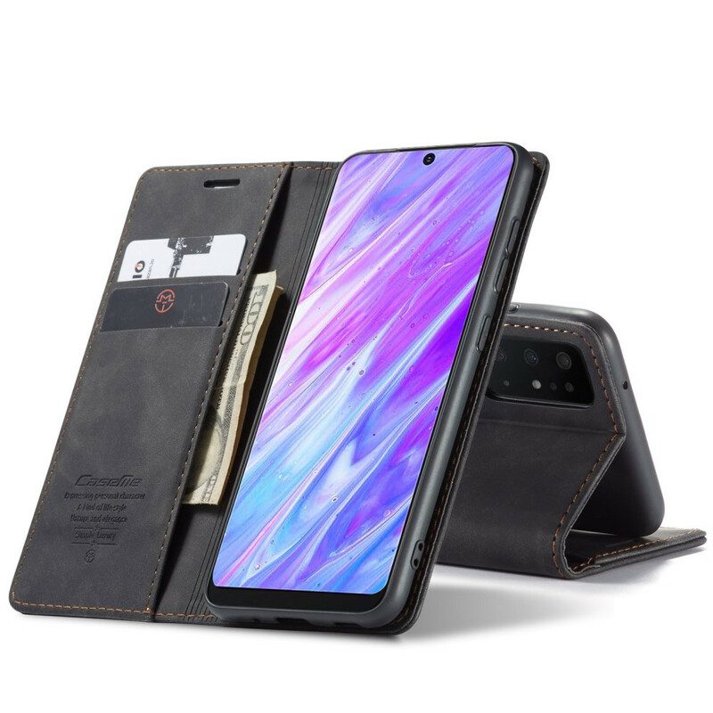 Folio-fodral För Samsung Galaxy S20 Plus 4G / 5G Läderfodral Caseme Konstläder