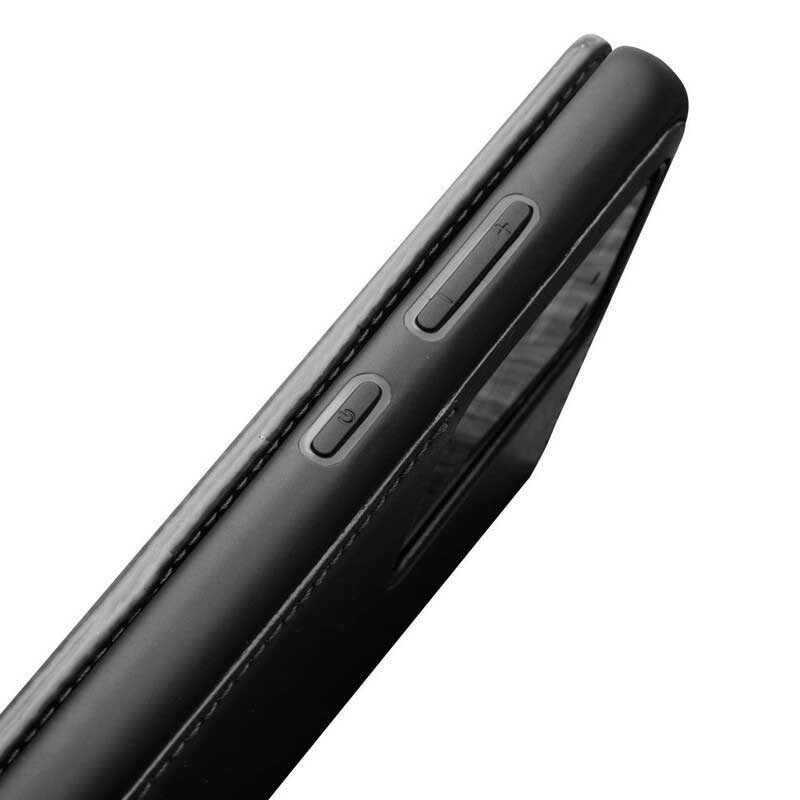 Folio-fodral För Samsung Galaxy S20 Plus 4G / 5G Läderfodral Qialino Äkta Läder