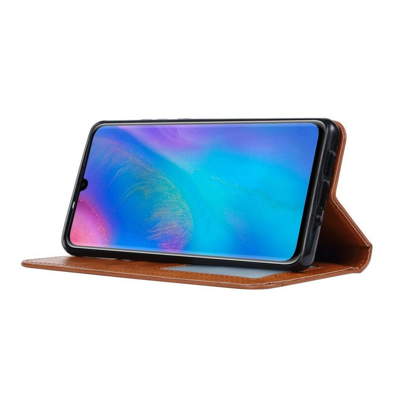 Folio-fodral För Samsung Galaxy S20 Ultra Läderfodral Korthållare I Konstläder