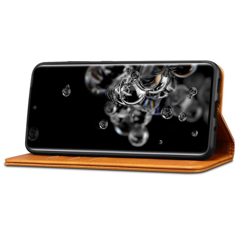 Folio-fodral För Samsung Galaxy S20 Ultra Läderfodral Suteni Lädereffekt