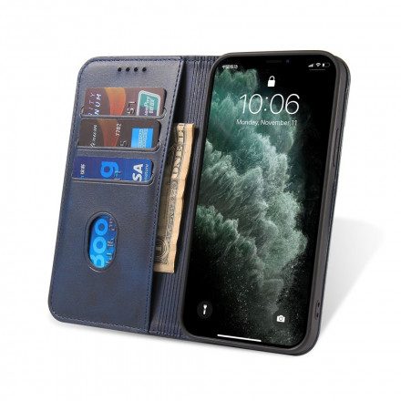 Folio-fodral För Samsung Galaxy S21 5G Läderfodral Ledereffekt I Affärsstil