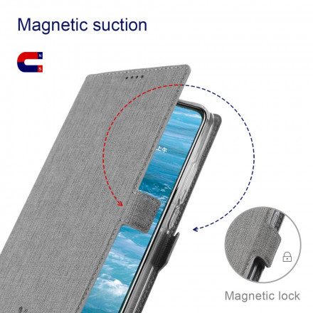 Folio-fodral För Samsung Galaxy S21 5G Läderfodral Vili Dmx Texturerad