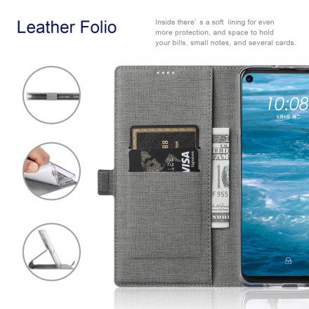 Folio-fodral För Samsung Galaxy S21 5G Läderfodral Vili Dmx Texturerad