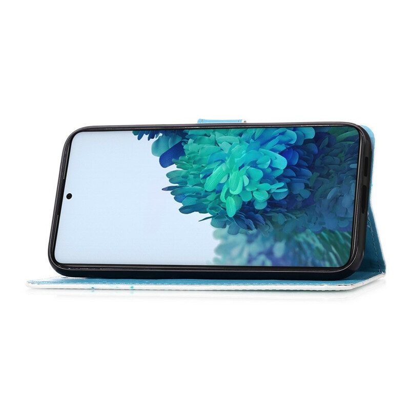 Folio-fodral För Samsung Galaxy S21 5G Mandala I Himlen