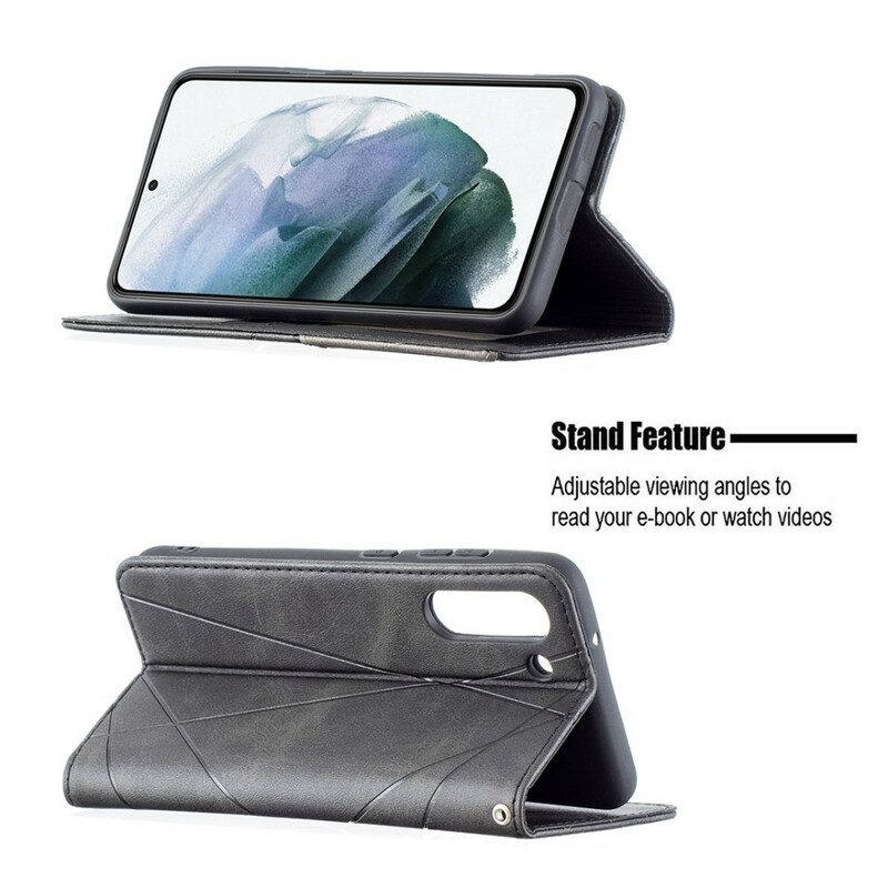 Folio-fodral För Samsung Galaxy S21 FE Läderfodral Artiststil