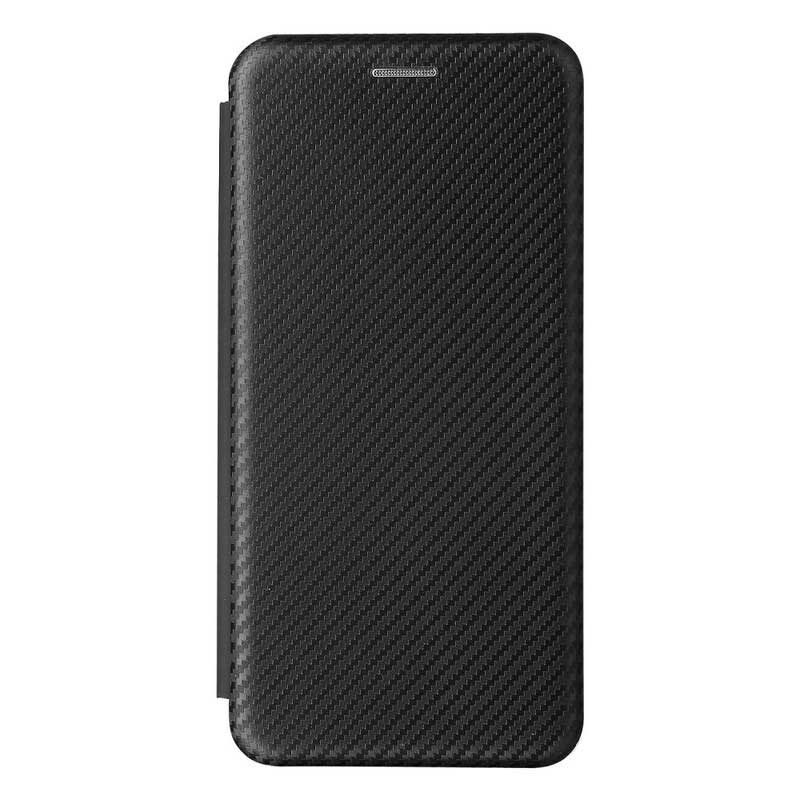 Folio-fodral För Samsung Galaxy S21 FE Läderfodral Kolfiber