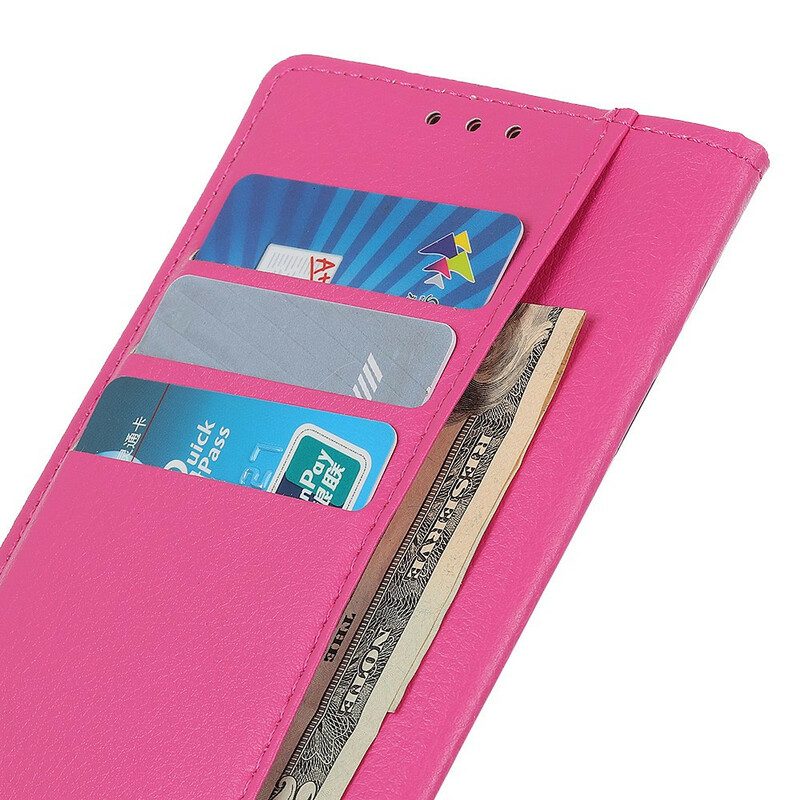 Folio-fodral För Samsung Galaxy S21 FE Traditionellt Konstläder
