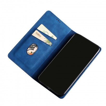 Folio-fodral För Samsung Galaxy S21 Plus 5G Läderfodral Skin-touch