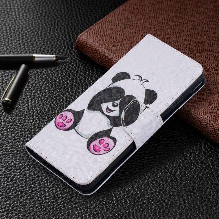 Folio-fodral För Samsung Galaxy S21 Ultra 5G Panda Kul