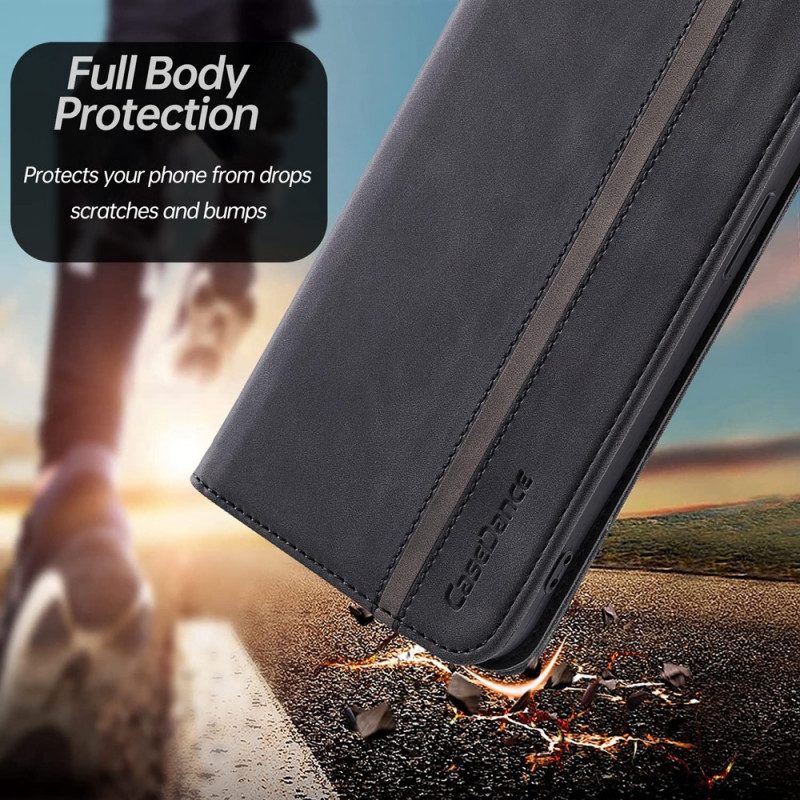 Folio-fodral För Samsung Galaxy S22 5G Läderfodral Faskläder Casedance