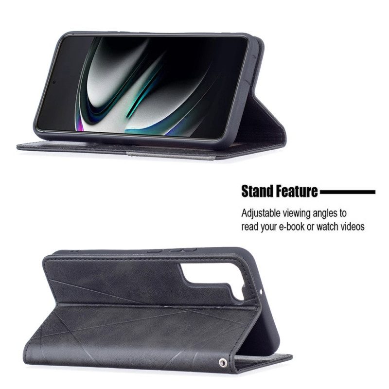 Folio-fodral För Samsung Galaxy S22 Plus 5G Läderfodral Artiststil