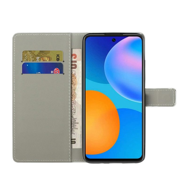 Folio-fodral För Samsung Galaxy S22 Plus 5G Par Ugglor