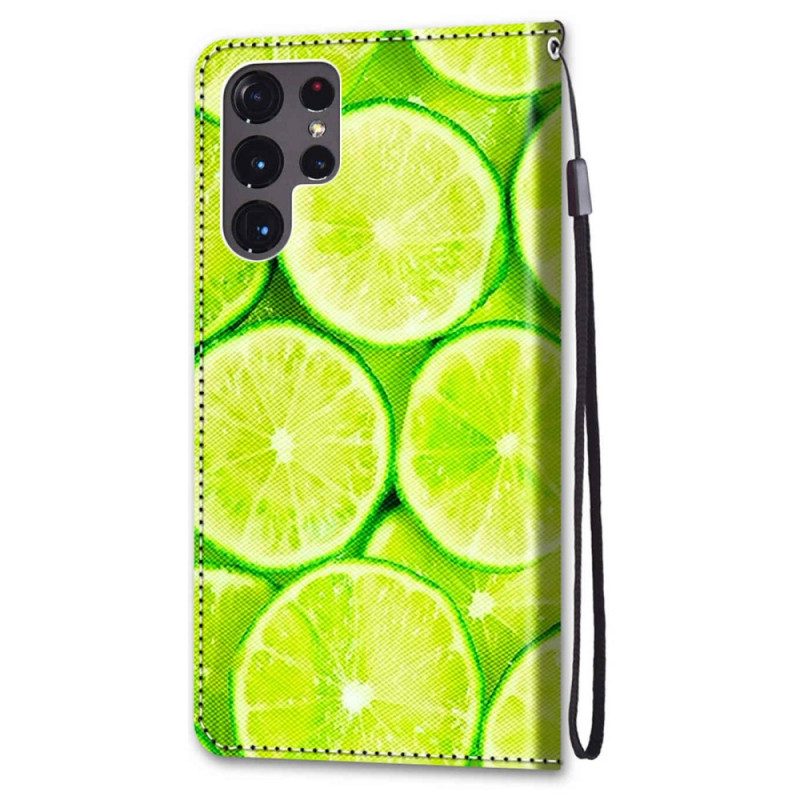 Folio-fodral För Samsung Galaxy S22 Ultra 5G Limes