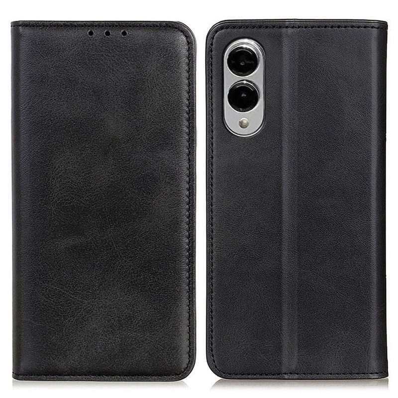 Folio-fodral För Samsung Galaxy S25 5g Edge Läderstruktur
