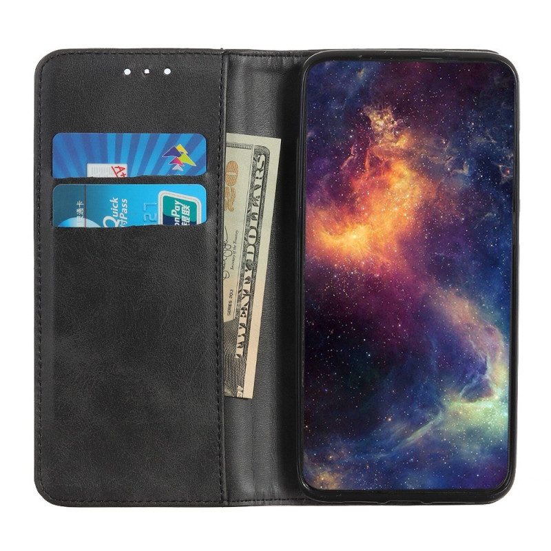 Folio-fodral För Samsung Galaxy S25 5g Edge Läderstruktur