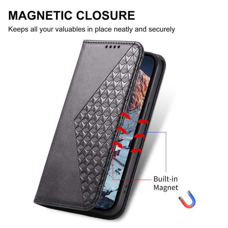 Folio-fodral För Samsung Galaxy S25 Ultra 5g Diamantmönster