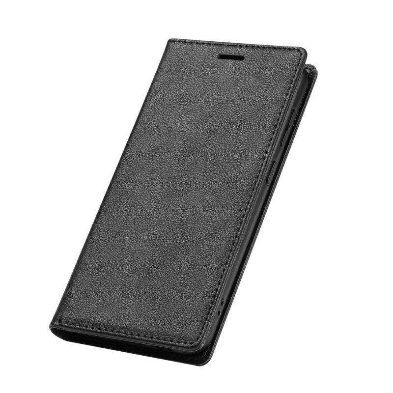 Folio-fodral För Samsung Galaxy S26 Magnetstängning Med Lädereffekt