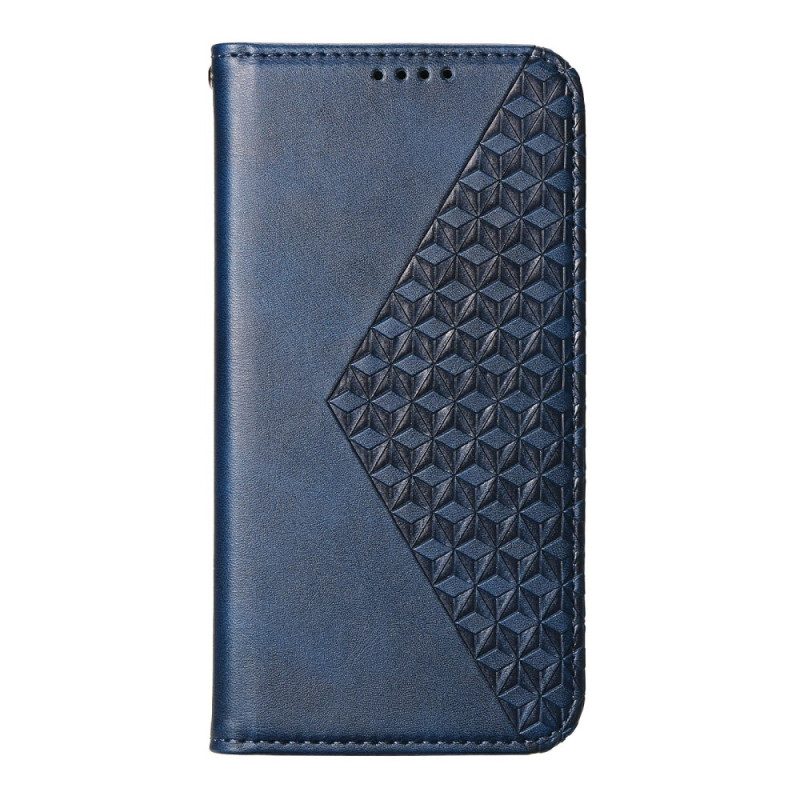 Folio-fodral För Samsung Galaxy S26 Präglad Geometri