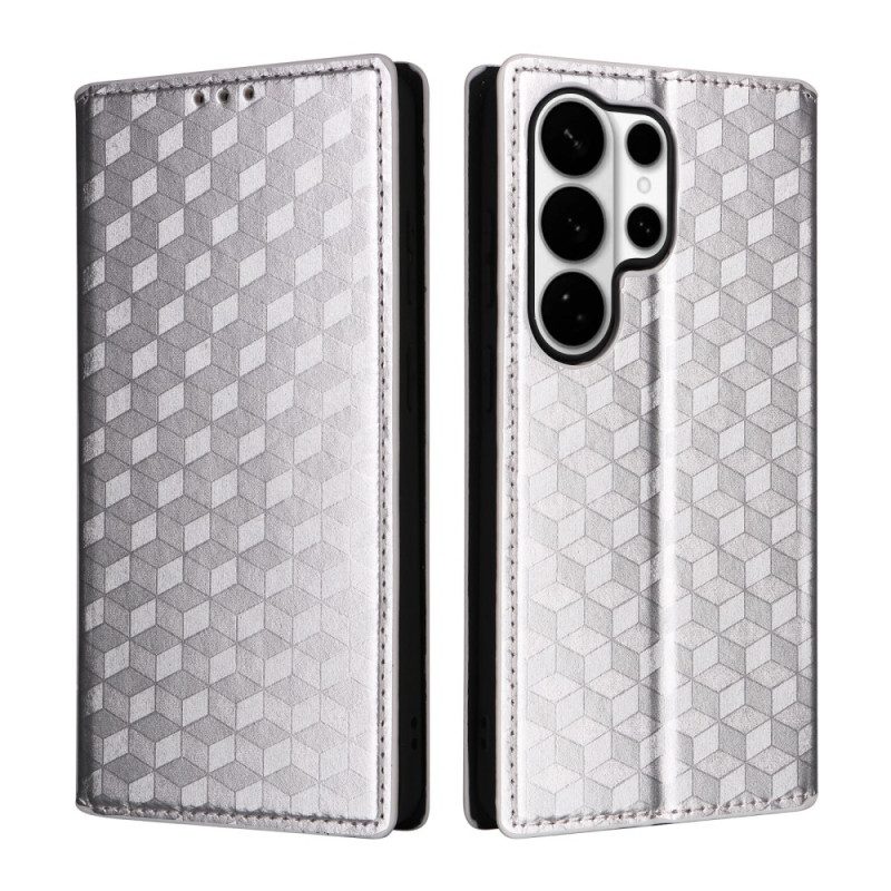 Folio-fodral För Samsung Galaxy S26 Ultra Diamantmönster