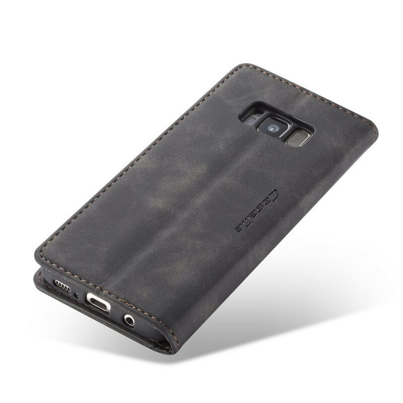 Folio-fodral För Samsung Galaxy S8 Läderfodral Caseme Konstläder