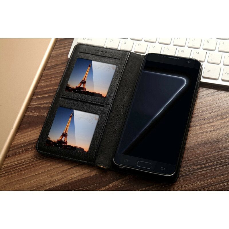 Folio-fodral För Samsung Galaxy S8 Läderfodral Cmai2 Multi-card Lädereffekt