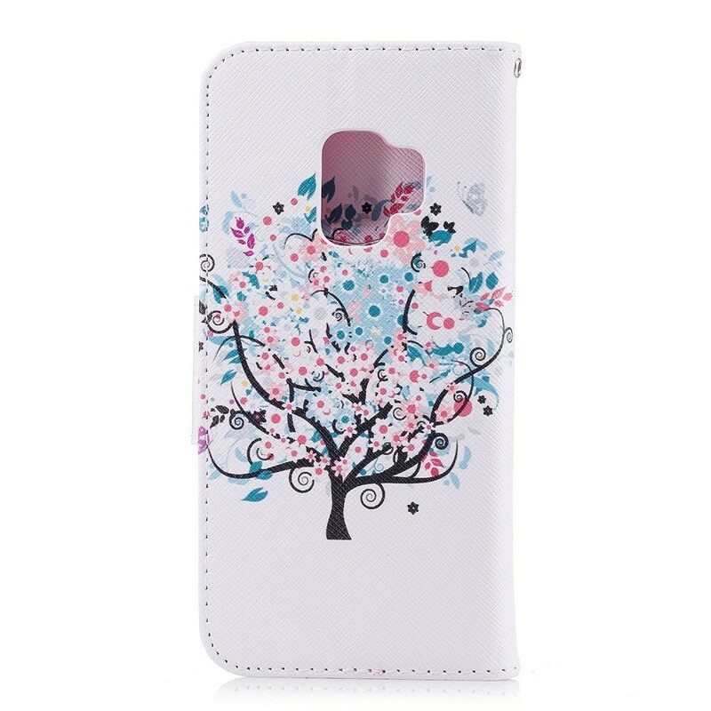 Folio-fodral För Samsung Galaxy S9 Blommigt Träd