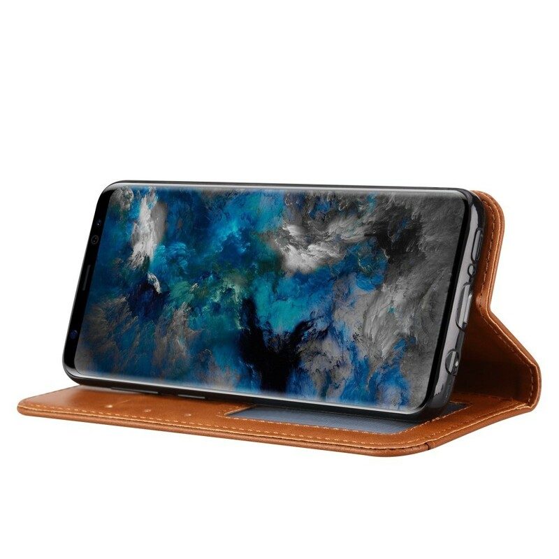 Folio-fodral För Samsung Galaxy S9 Läderfodral Korthållare I Konstläder