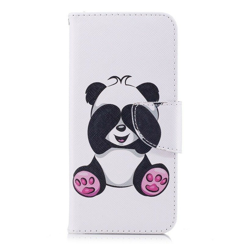 Folio-fodral För Samsung Galaxy S9 Panda Kul