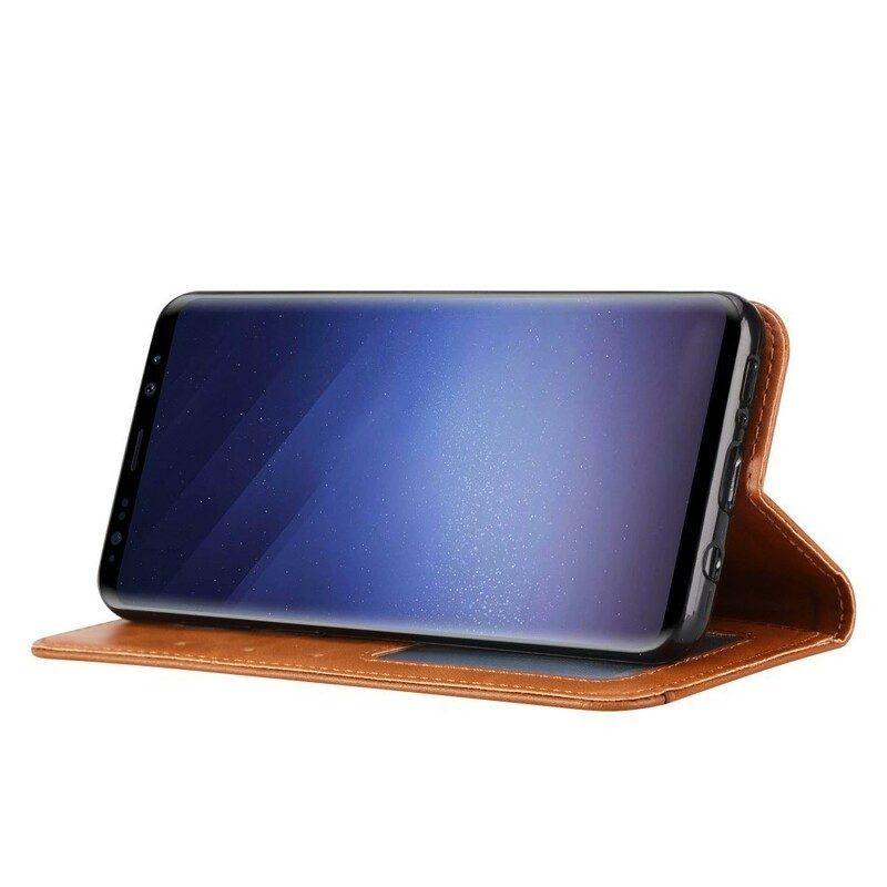 Folio-fodral För Samsung Galaxy S9 Plus Läderfodral Korthållare I Konstläder