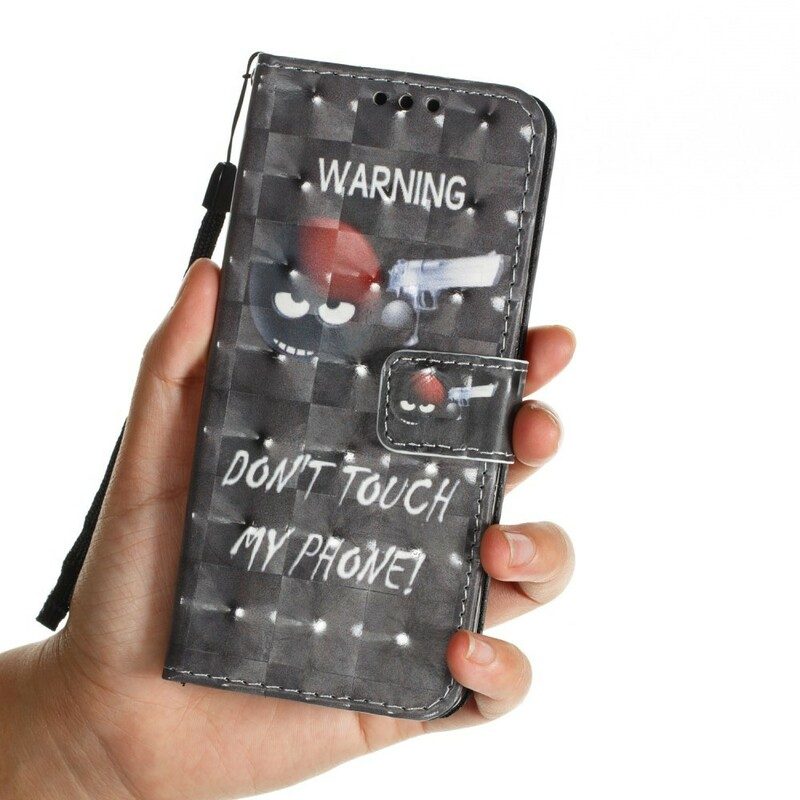 Folio-fodral För Samsung Galaxy S9 Varning