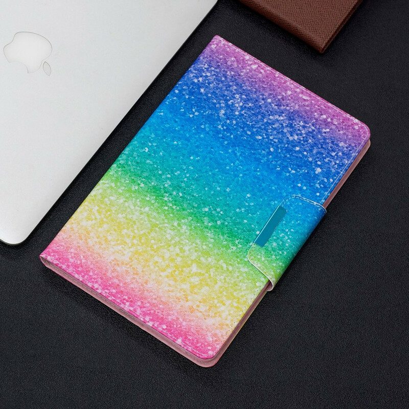 Folio-fodral För Samsung Galaxy Tab A 10.1 (2019) Paljetter Designlås
