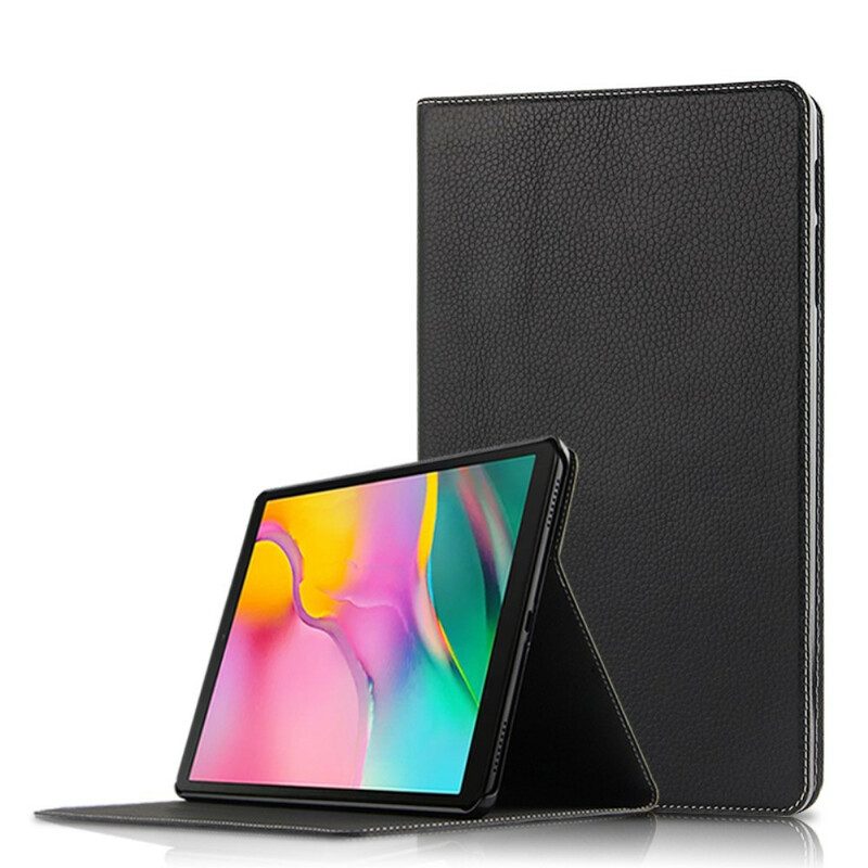 Folio-fodral För Samsung Galaxy Tab A 10.1 (2019) Premium Style I Äkta Läder