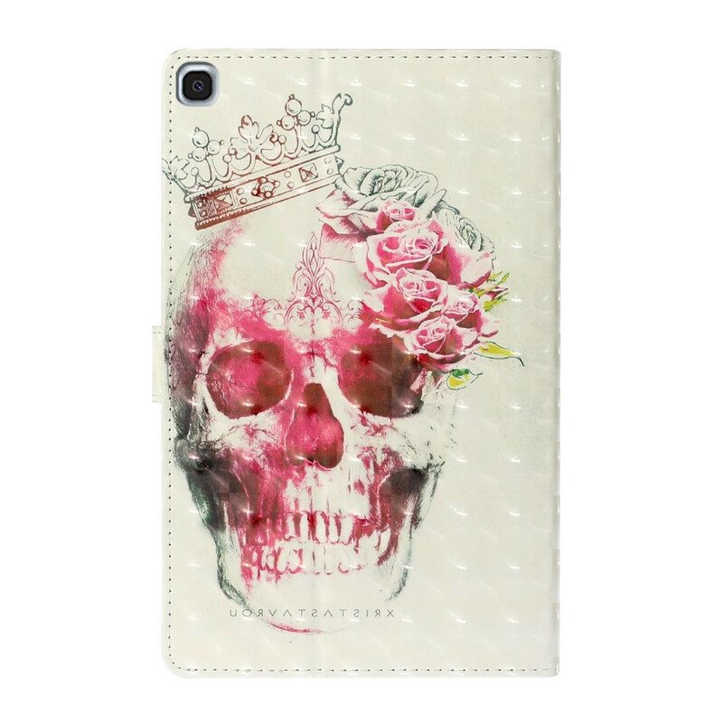 Folio-fodral För Samsung Galaxy Tab A 10.1 (2019) Skull Spot Lights