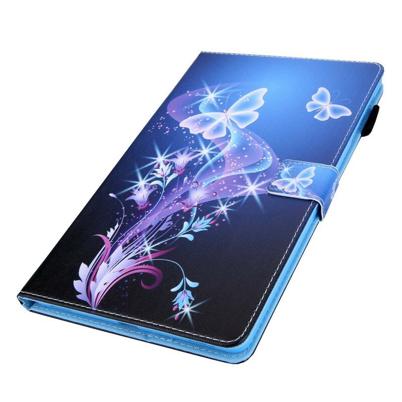 Folio-fodral För Samsung Galaxy Tab A 8" (2019) Magiska Fjärilar