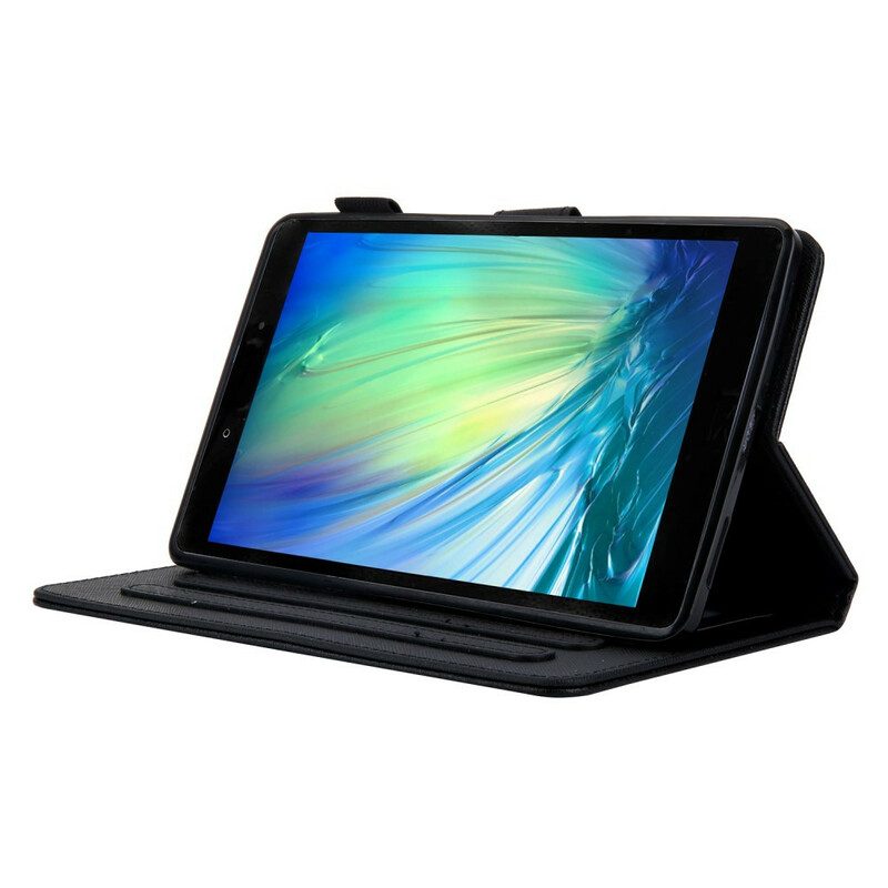 Folio-fodral För Samsung Galaxy Tab A 8" (2019) Mattstruktur