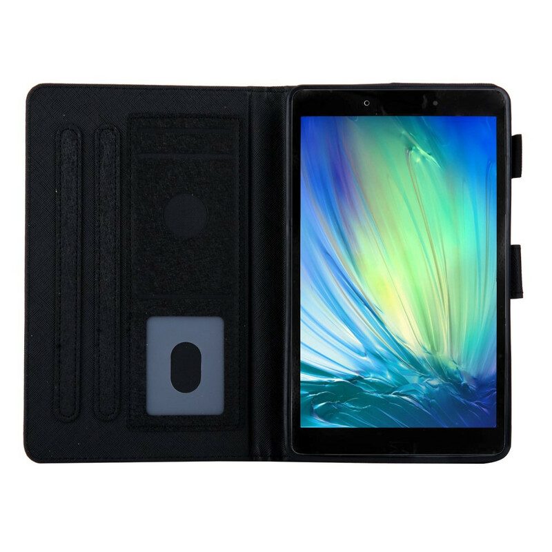 Folio-fodral För Samsung Galaxy Tab A 8" (2019) Mattstruktur