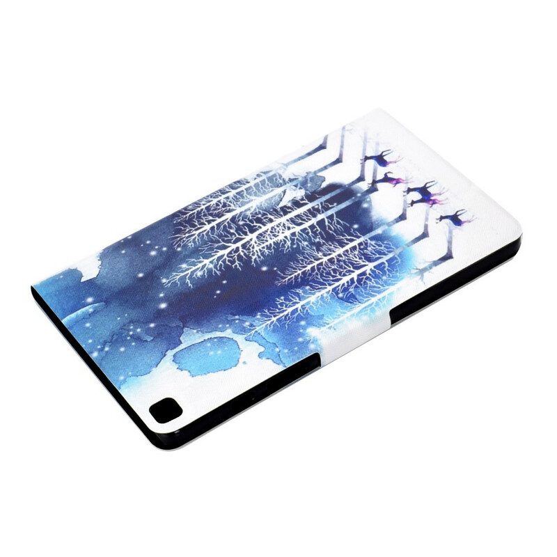 Folio-fodral För Samsung Galaxy Tab A 8" (2019) Snöhjort