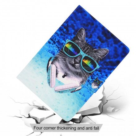 Folio-fodral För Samsung Galaxy Tab A7 Dj Cat