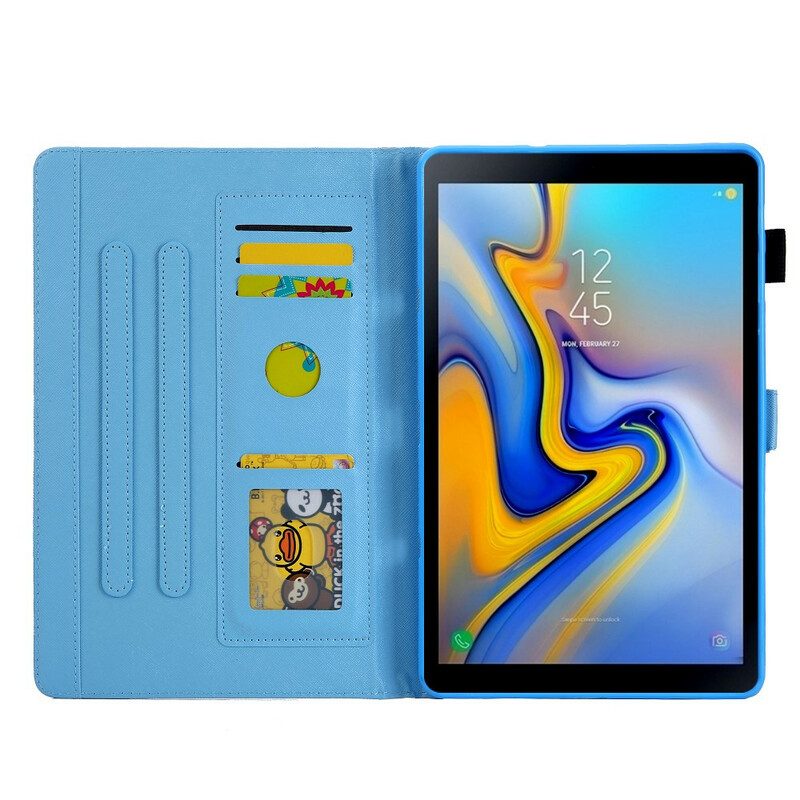 Folio-fodral För Samsung Galaxy Tab A7 Lite Ananas Design