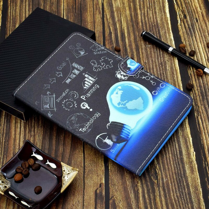 Folio-fodral För Samsung Galaxy Tab A7 Lite Brainstorm