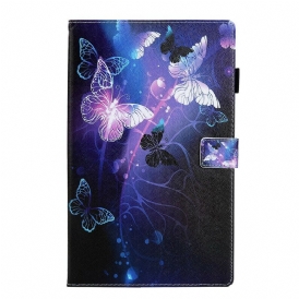 Folio-fodral För Samsung Galaxy Tab A7 Lite Magiska Fjärilar