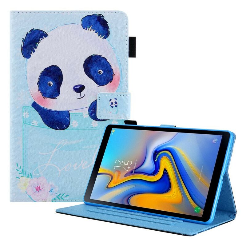 Folio-fodral För Samsung Galaxy Tab A7 Lite Vackra Panda