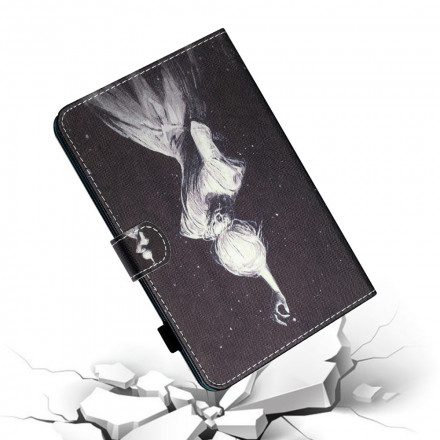 Folio-fodral För Samsung Galaxy Tab A7 Ung Flickkonst