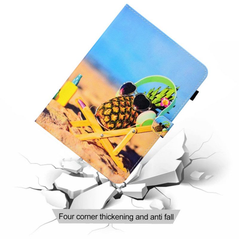Folio-fodral För Samsung Galaxy Tab A8 Fun Beach