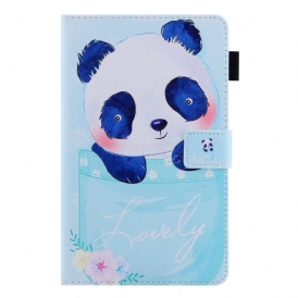 Folio-fodral För Samsung Galaxy Tab A8 Vackra Panda
