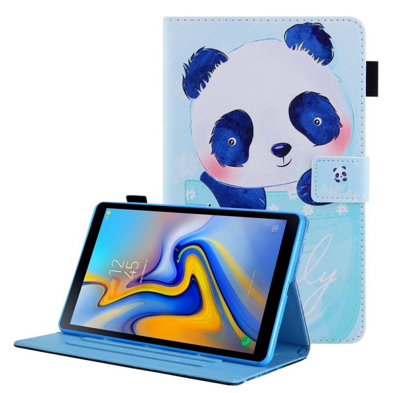 Folio-fodral För Samsung Galaxy Tab A8 Vackra Panda