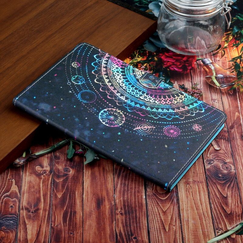 Folio-fodral För Samsung Galaxy Tab S5e Mandala Art Series