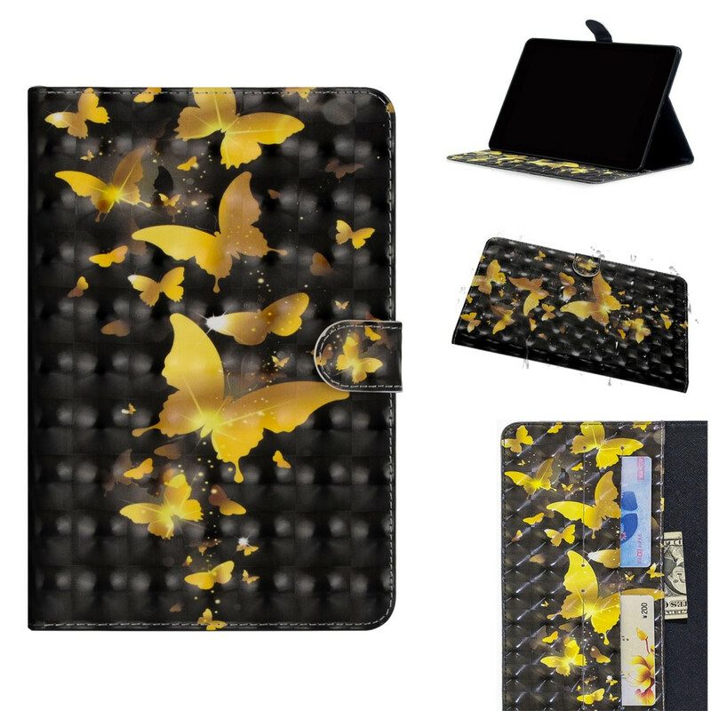 Folio-fodral För Samsung Galaxy Tab S5e Unika Fjärilar